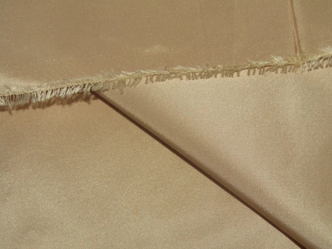100% Pure SILK TAFFETA FABRIC  melon color 54" wide TAF186[6]