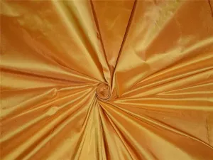 100% pure silk taffeta fabric orange x yellow color 54" wide TAF263