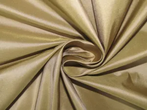 100% SILK TAFFETA FABRIC Desert Gold color/dark gold dust 54" wide TAF16[2]