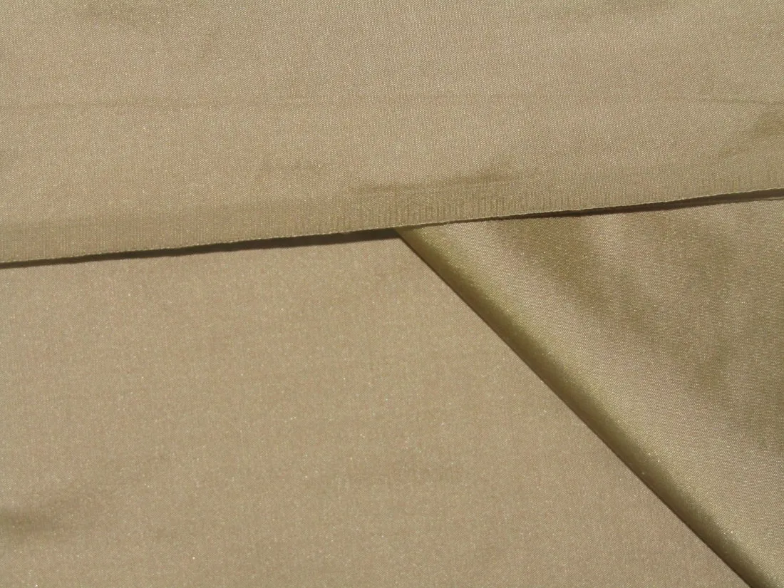 100% SILK TAFFETA FABRIC Desert Gold color/dark gold dust 54" wide TAF16[2]