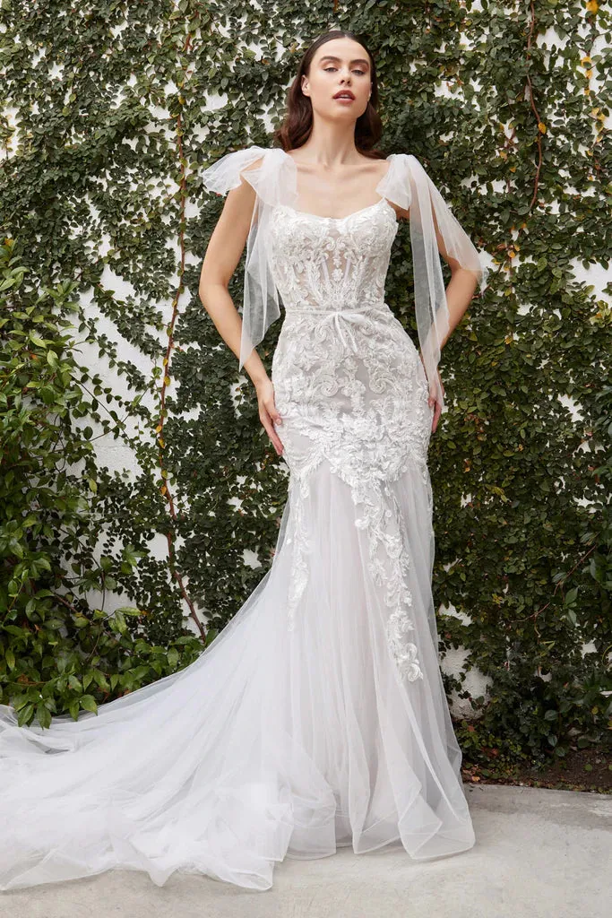 Andrea & Leo Couture BEATRICE A1086 Wedding Dress Sheer Lace Mermaid Bridal Gown