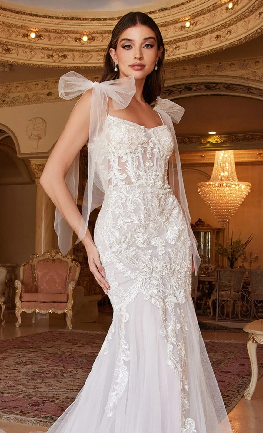 Andrea & Leo Couture BEATRICE A1086 Wedding Dress Sheer Lace Mermaid Bridal Gown