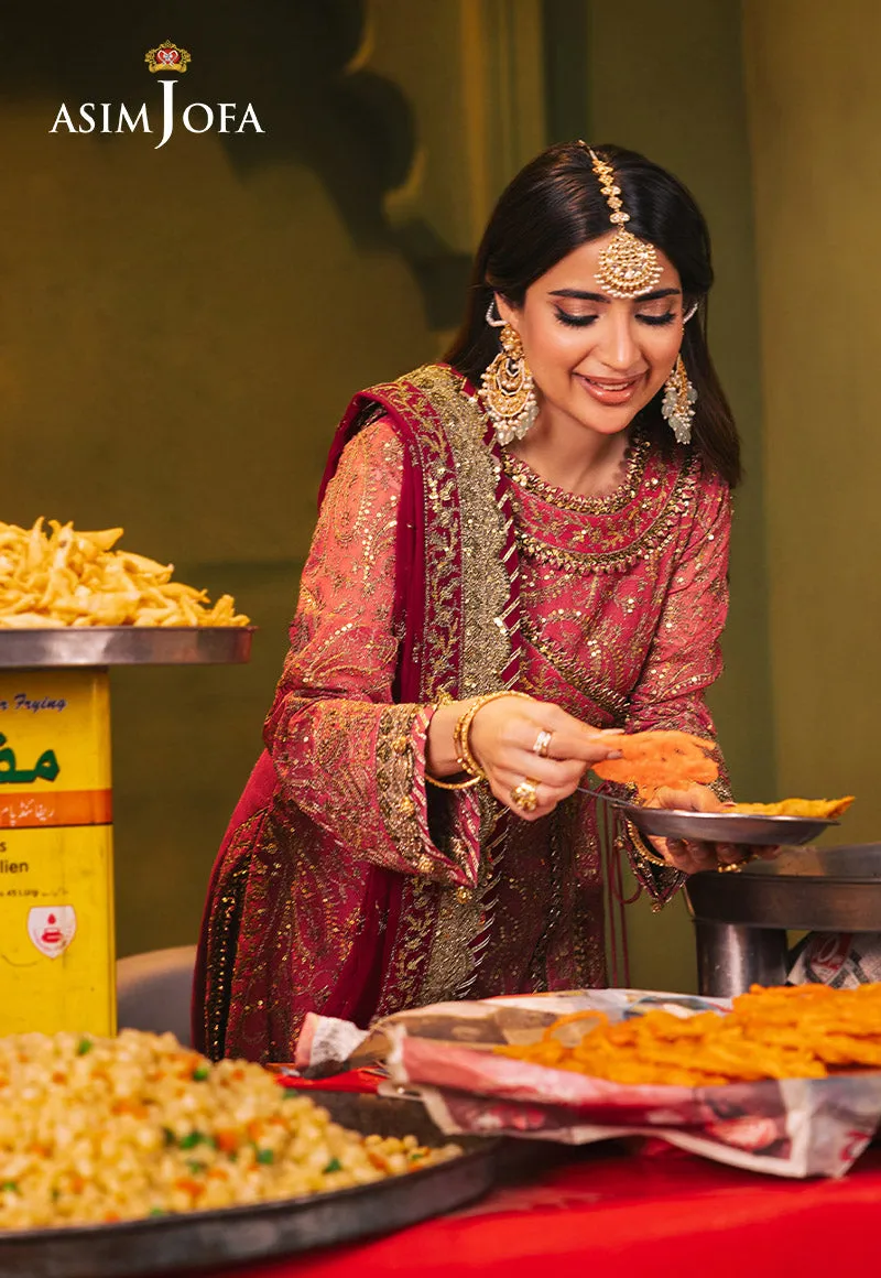 Asim Jofa Chamkeeli Festive Formals – AJKK-05 Embroidered Chiffon
