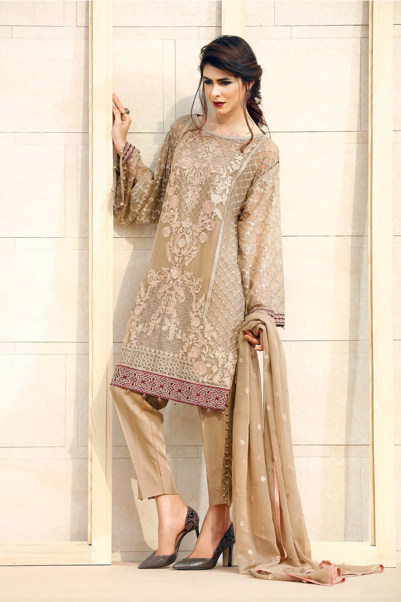 Baroque Fuchsia Chiffon Collection 2016 – Riches Of Gold