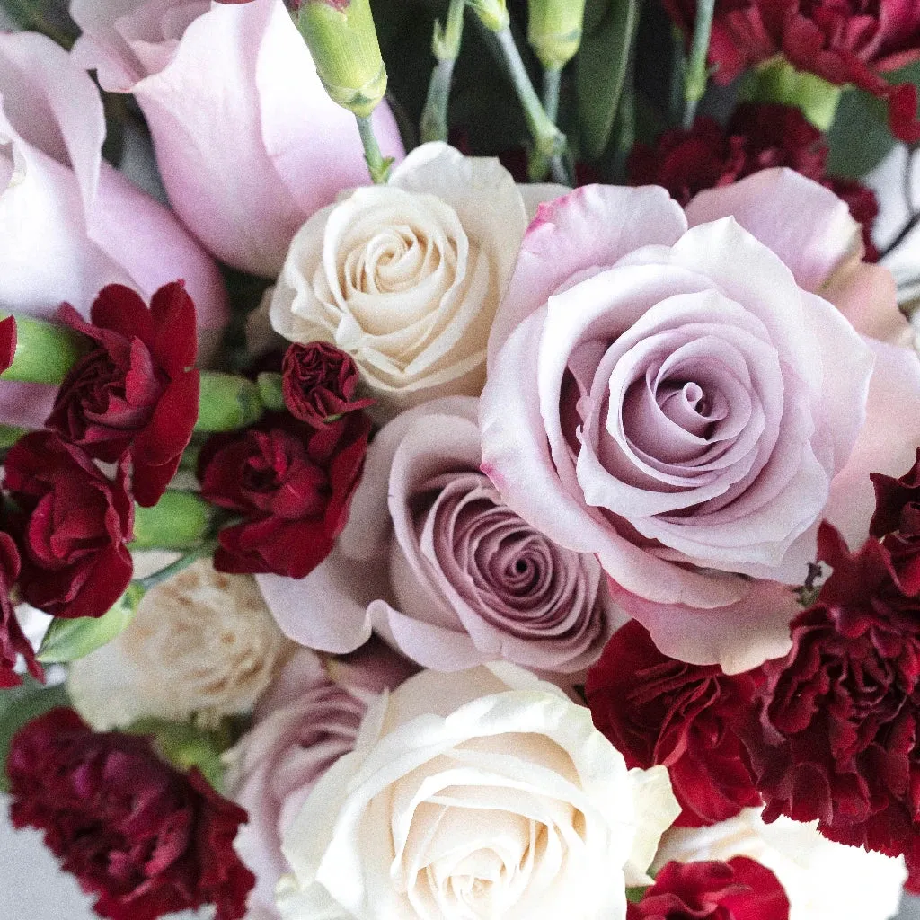 Burgundy Blush Wedding DIY Flower Kit