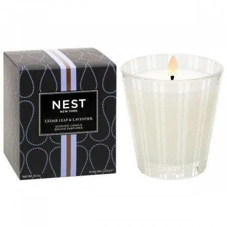 Cedar Leaf Lavender Nest Fragrances Candles Classic Size