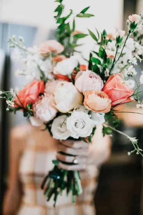 Fairytale Peach and Blush Garden Wedding