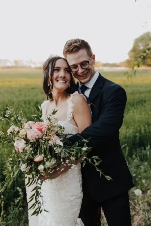 Fairytale Peach and Blush Garden Wedding