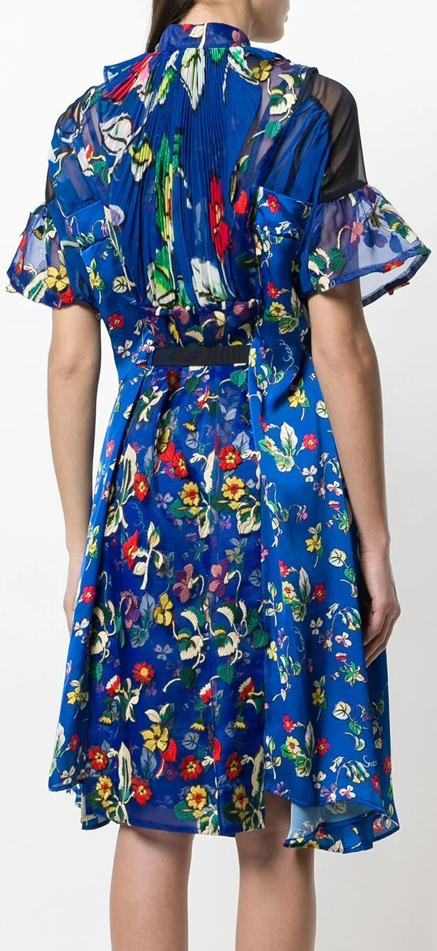 Floral Printed Panel Dress