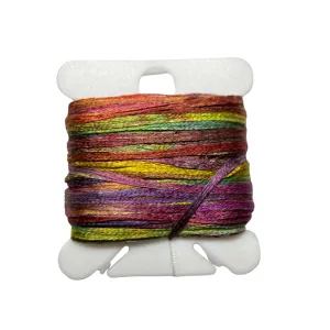 Gima Silk Tape Individual Hand-Painted Bobbins: Color Four