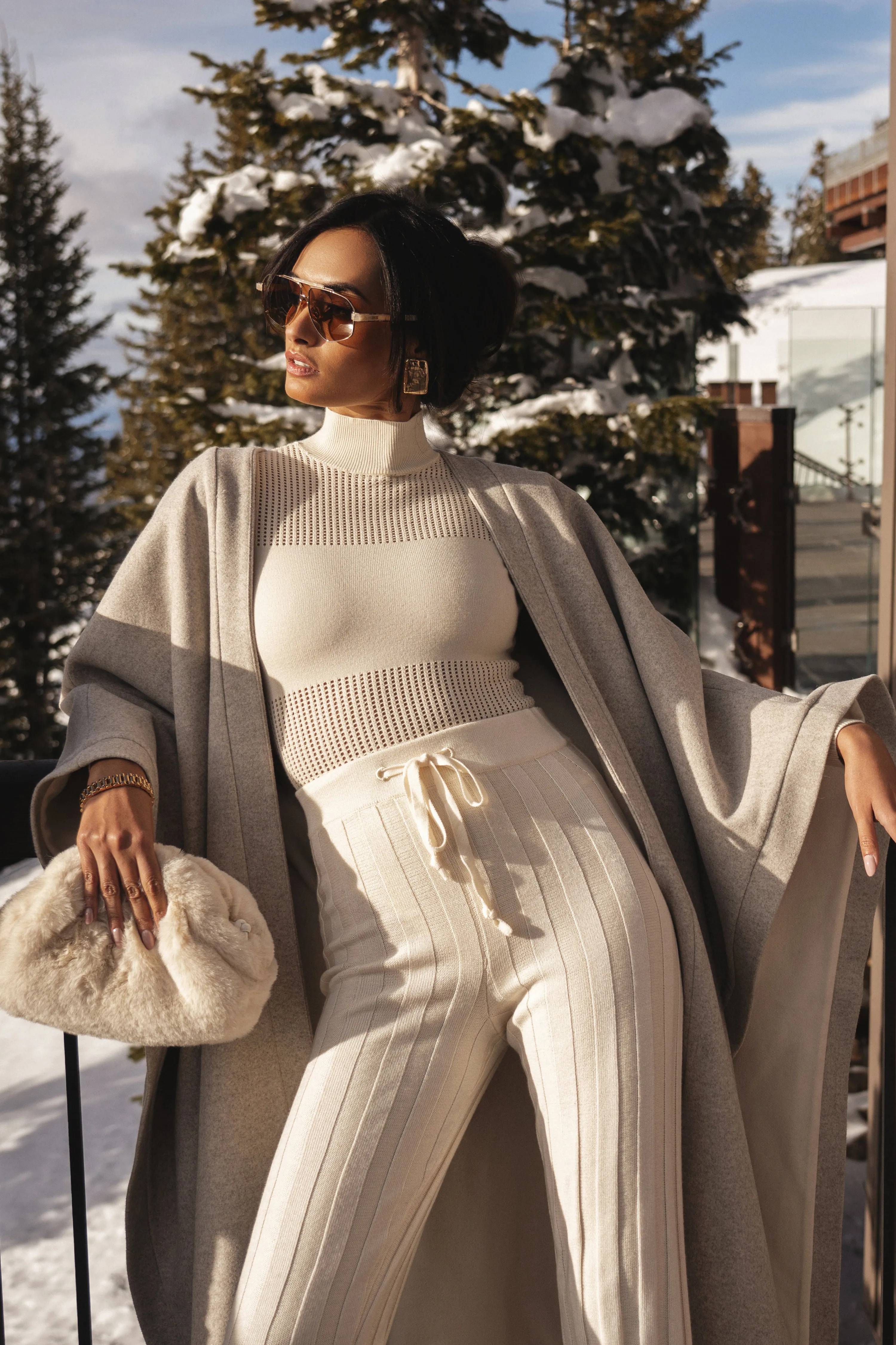 Ivory Park City Reversible Shawl
