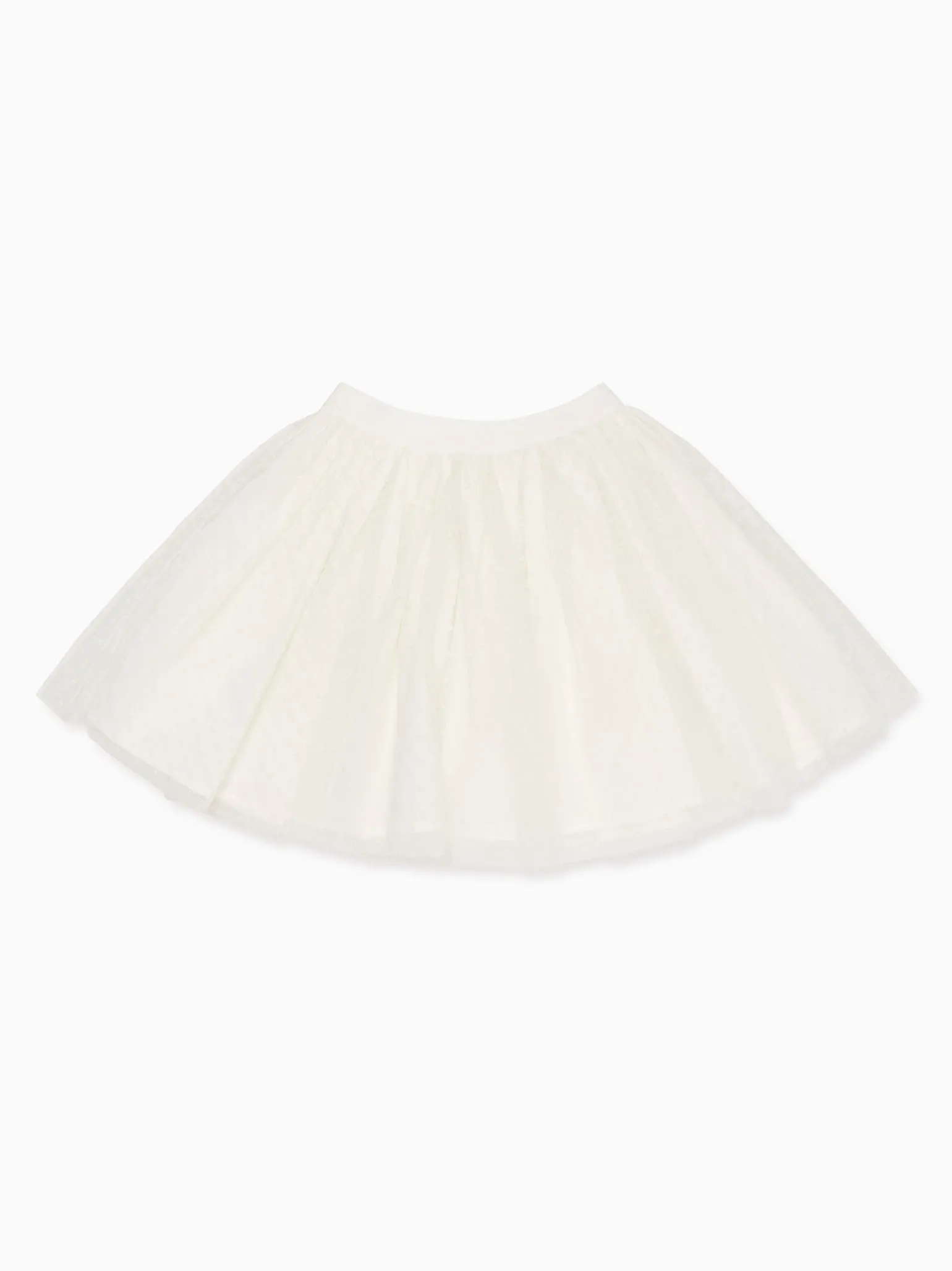 Ivory Tulipan Ceremony Girl Tulle Skirt