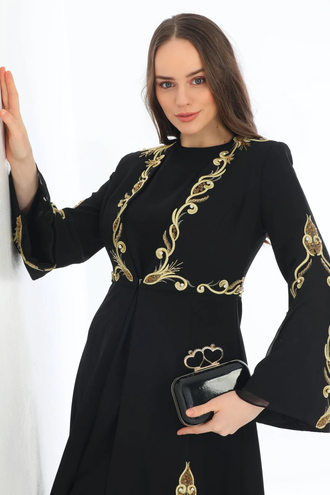 KNT Sultan Abaya Black