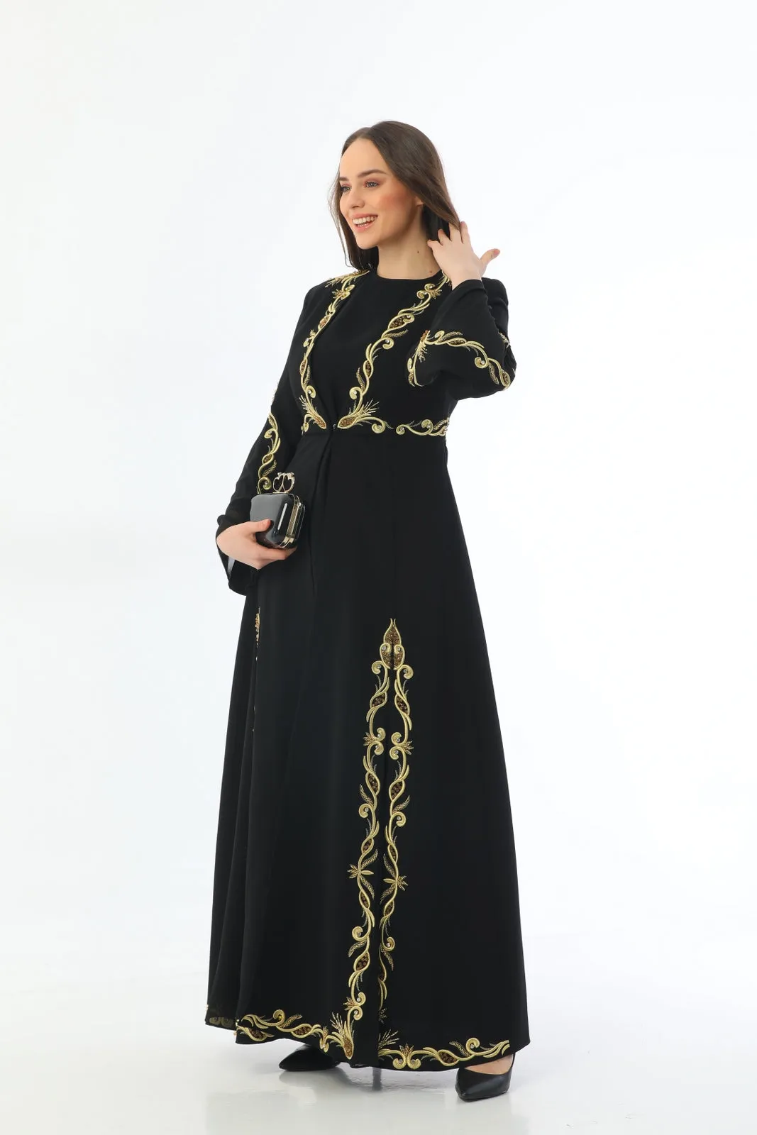 KNT Sultan Abaya Black