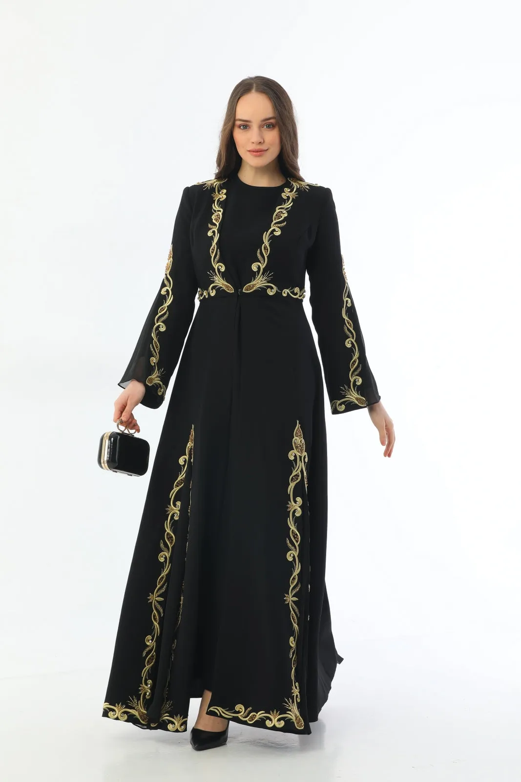 KNT Sultan Abaya Black