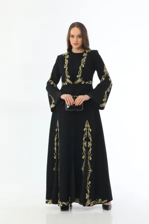 KNT Sultan Abaya Black