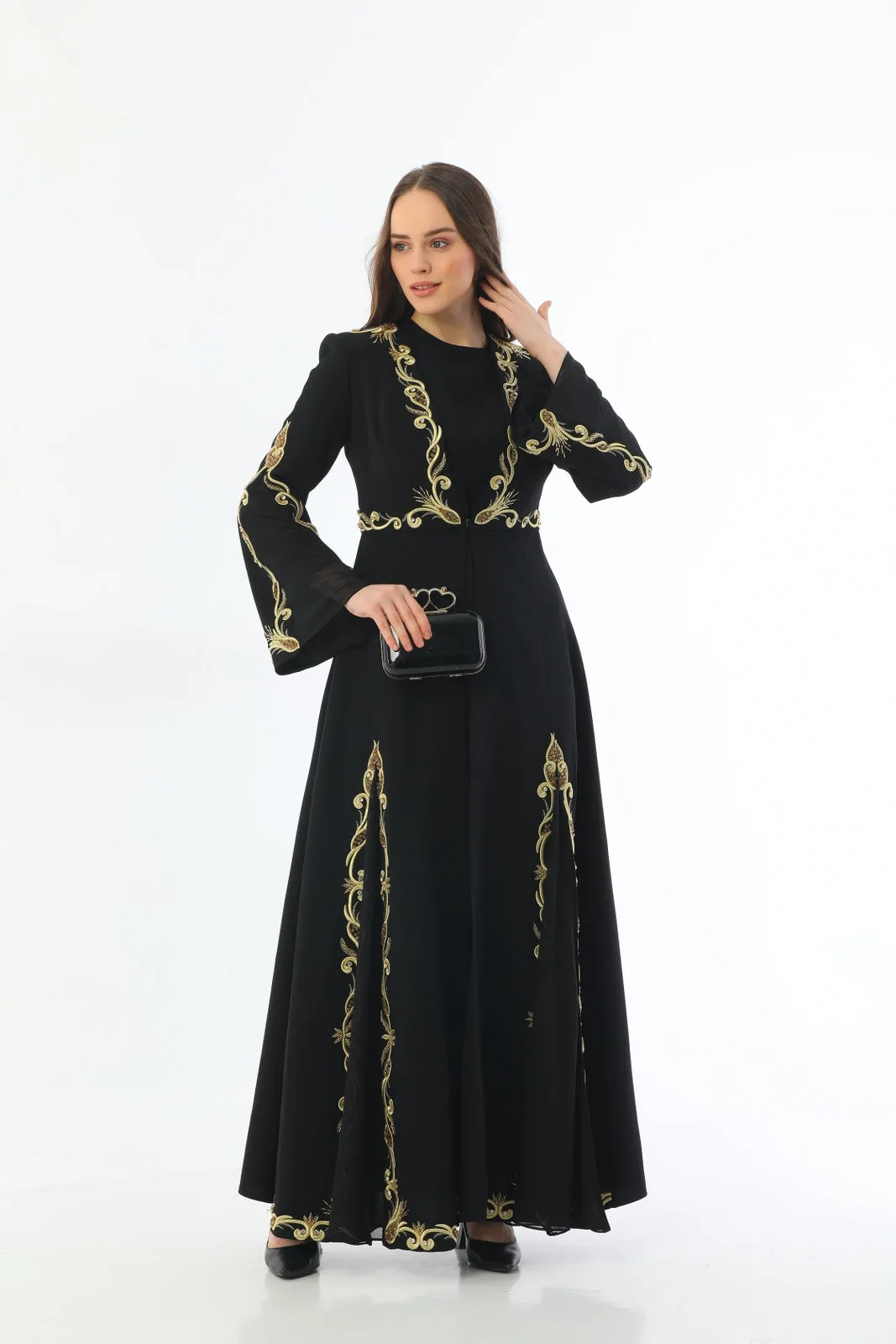 KNT Sultan Abaya Black
