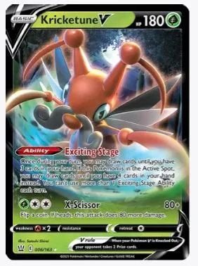 Kricketune V SWSH05: Battle Styles # 006/163