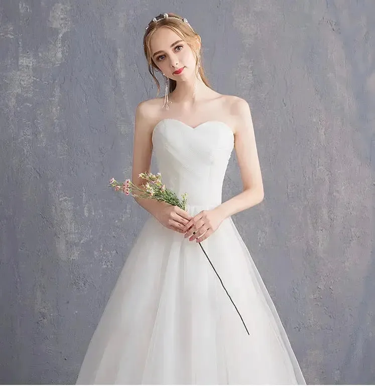 Nude Lace Wedding Dress