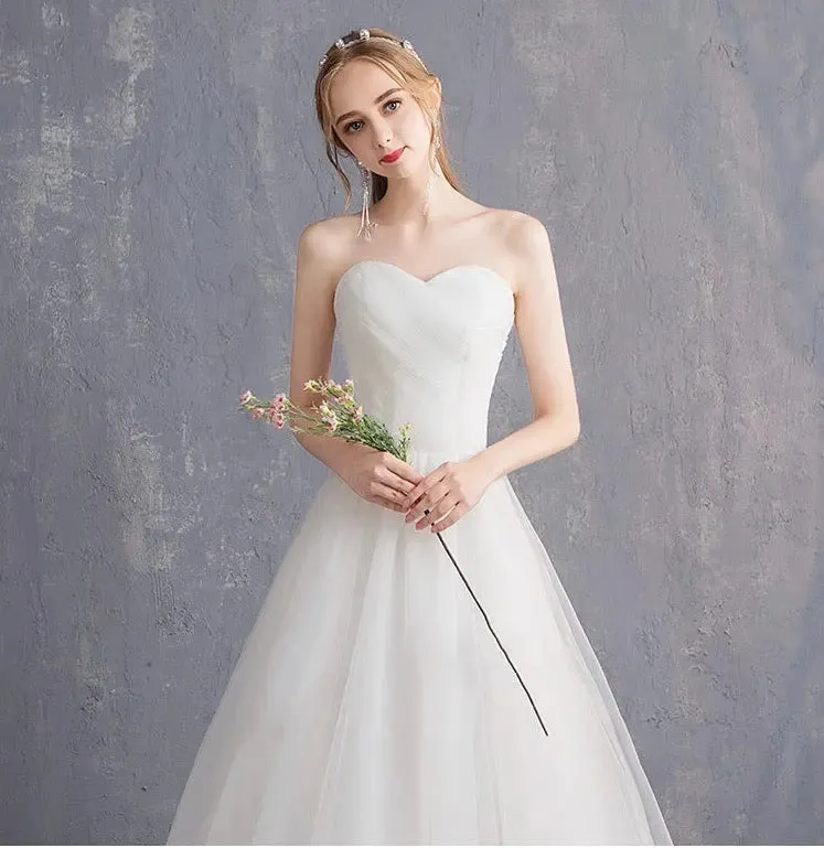 Nude Lace Wedding Dress