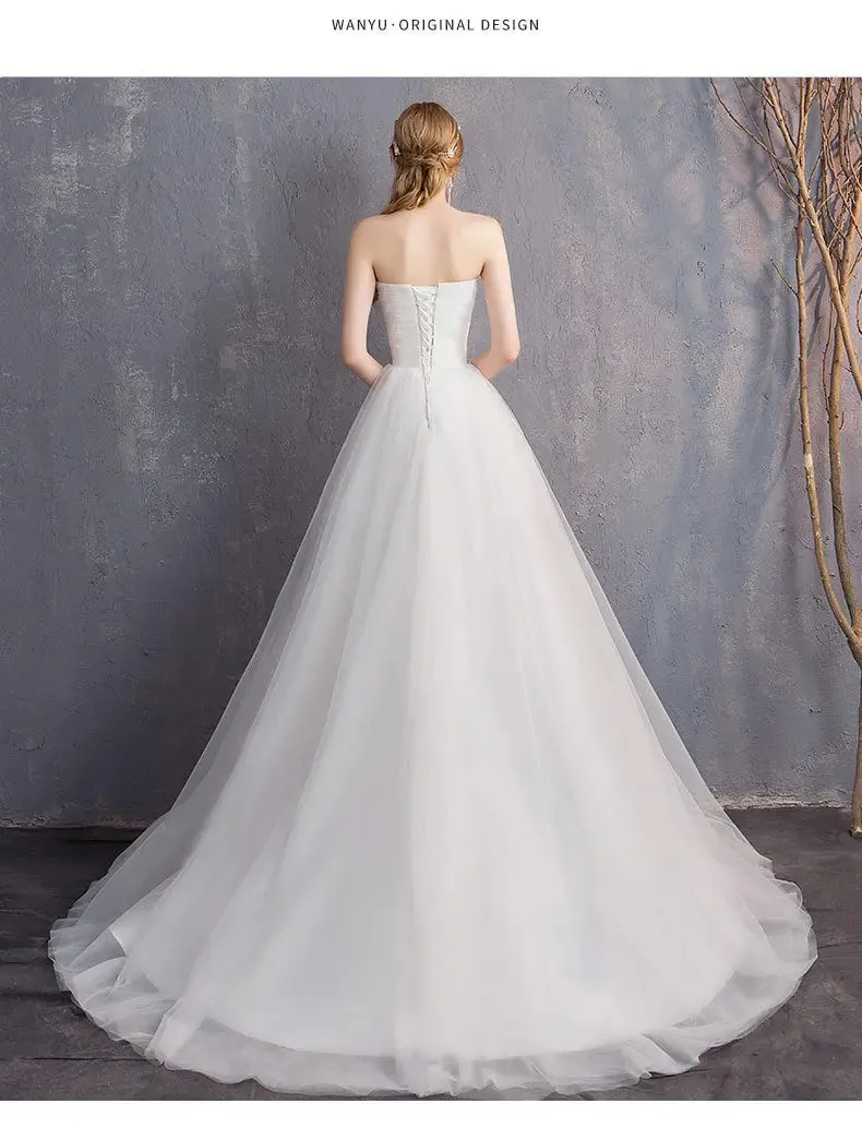 Nude Lace Wedding Dress