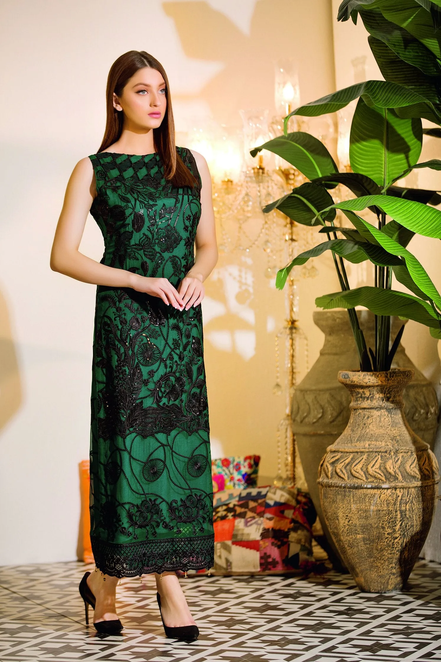 Ramsha Chevron Chiffon Collection 2019 – A-101