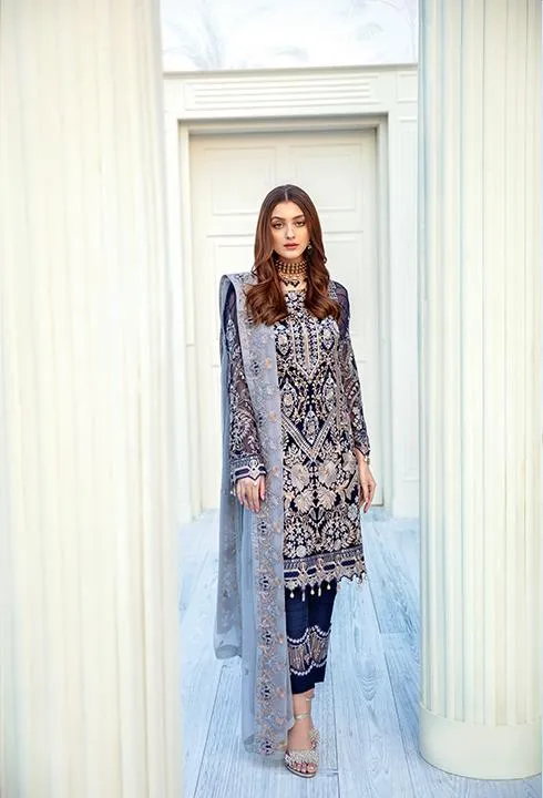 Ramsha Chevron Chiffon Collection Vol 2 2020 – A-203
