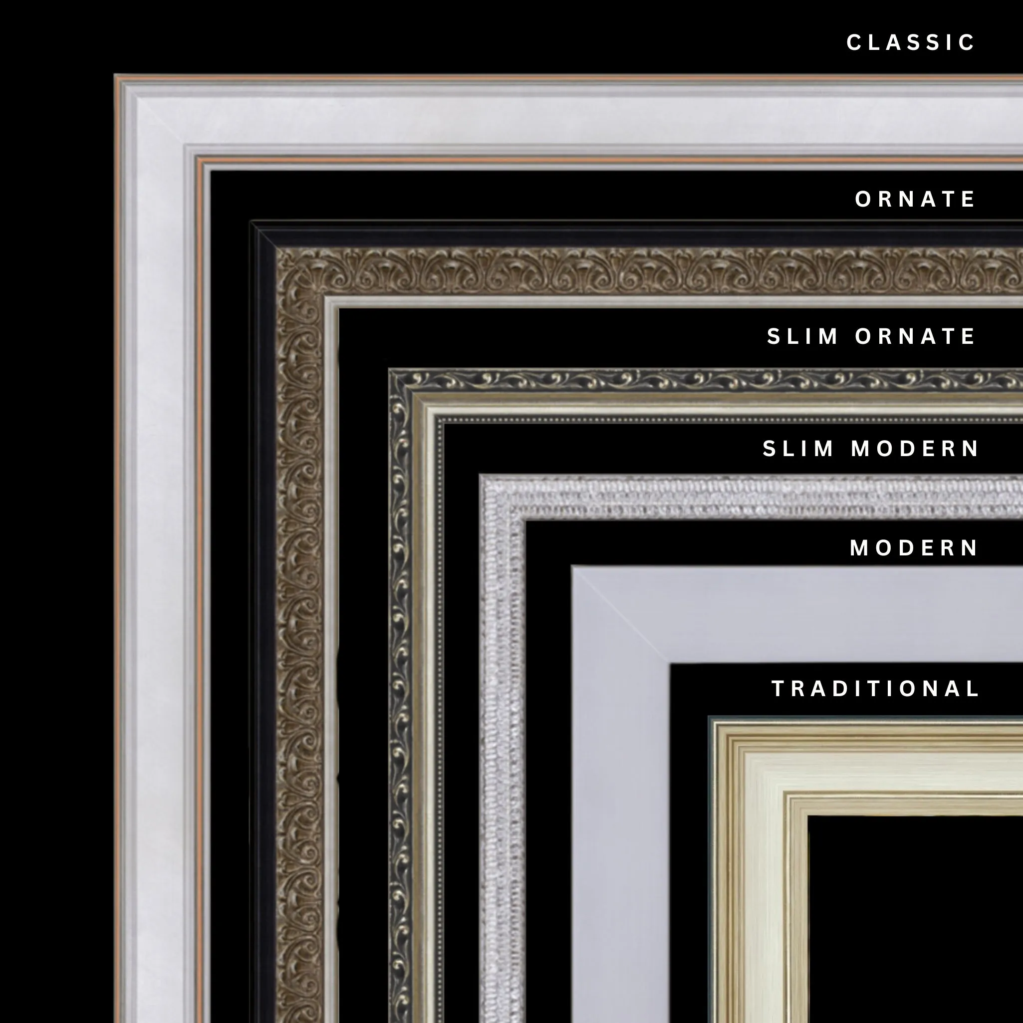 Silver 25x27 Picture Frame Ornate Traditional Classic Antique