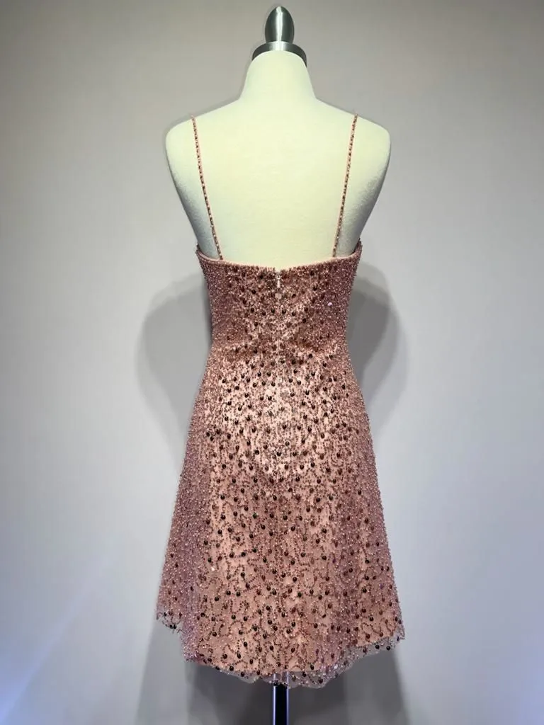 Sleeveless short prom dress