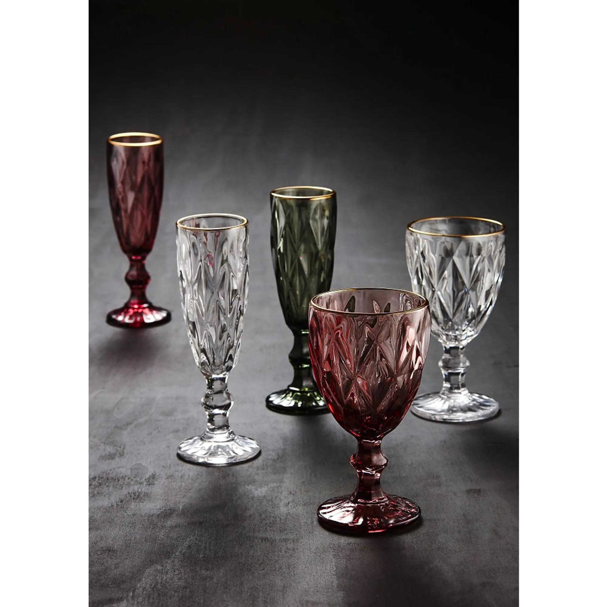 Tempa Ezra Champagne Glass Set of 2 Clear