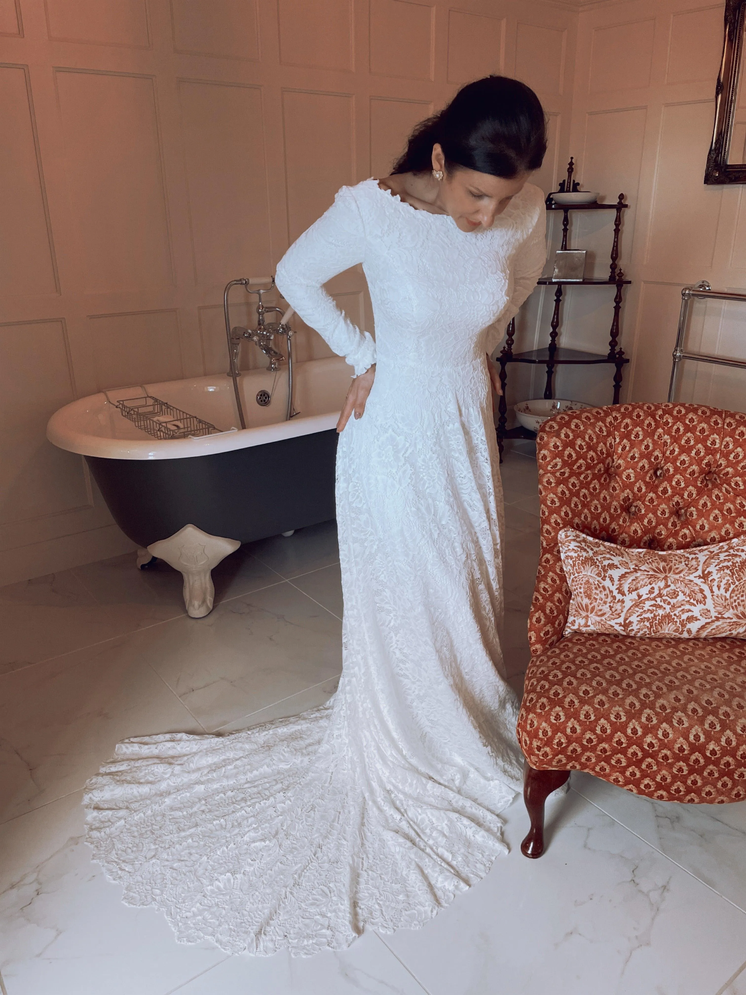 Traditional Long Sleeve Wedding Dress