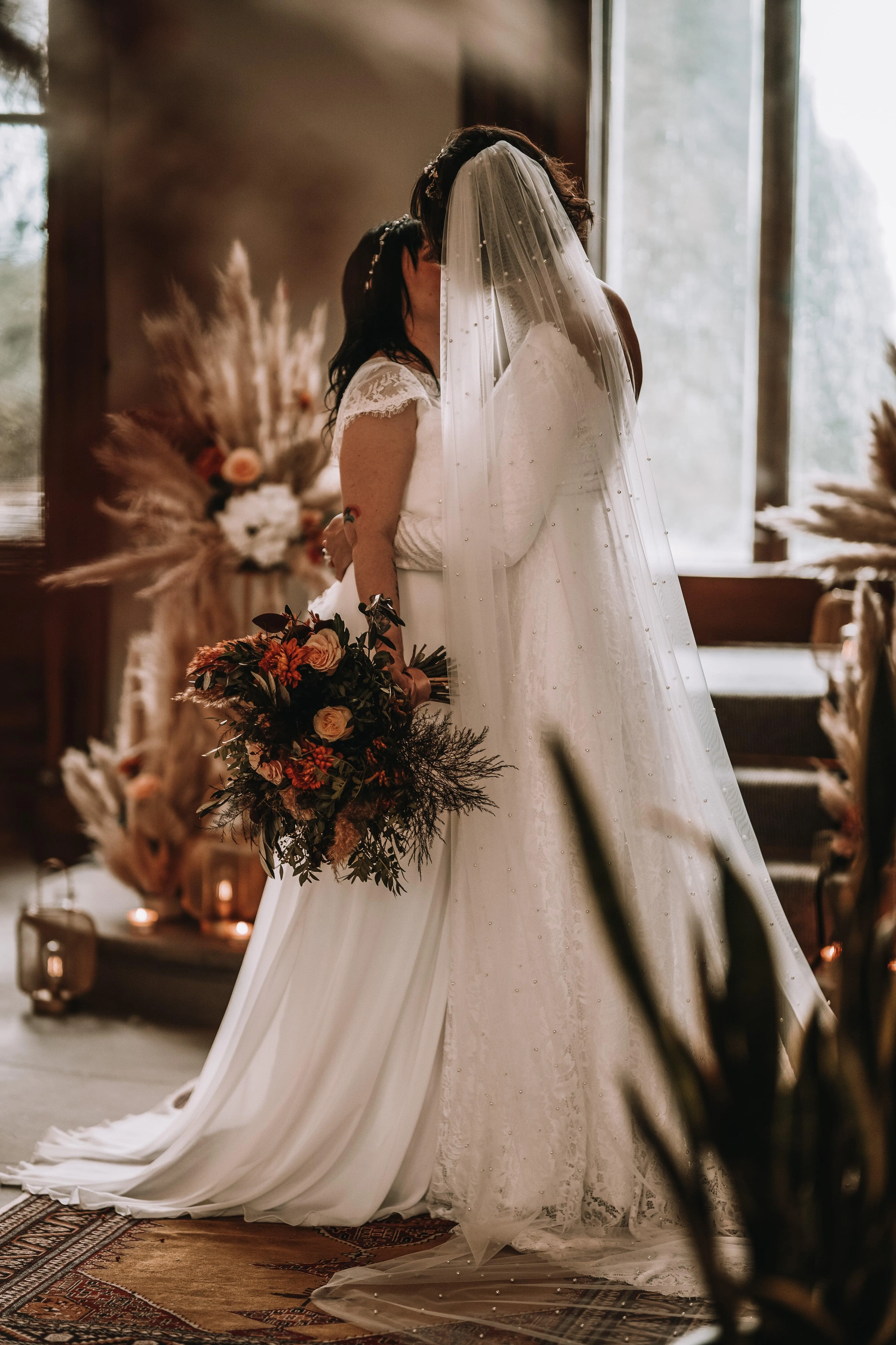 Traditional Long Sleeve Wedding Dress