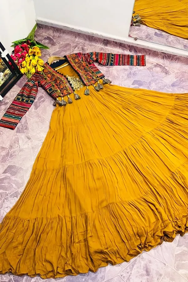 Twinkal Patel Modern gown for Indian Wedding Reception