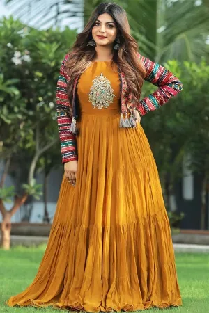 Twinkal Patel Modern gown for Indian Wedding Reception