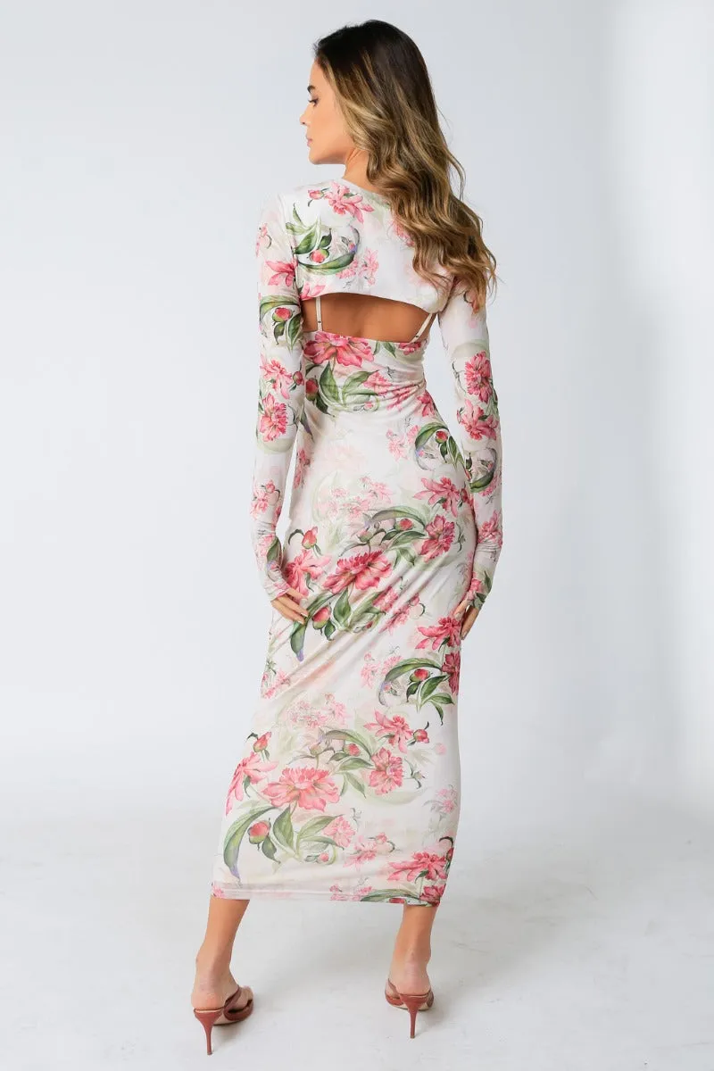 Two Piece Cut Out Dress