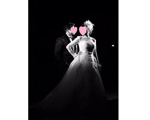 W161 (2),White Sleeves Prewedding Shoot Trail Gown, Size (XS-30 to XL-40)